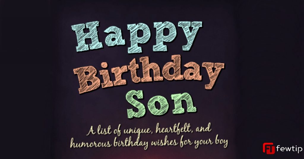 Happy Birthday Prayers for Son to Wish Him Well - Fewtip
