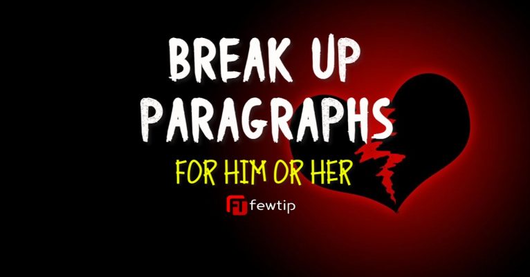 break up paragraphs for him or her