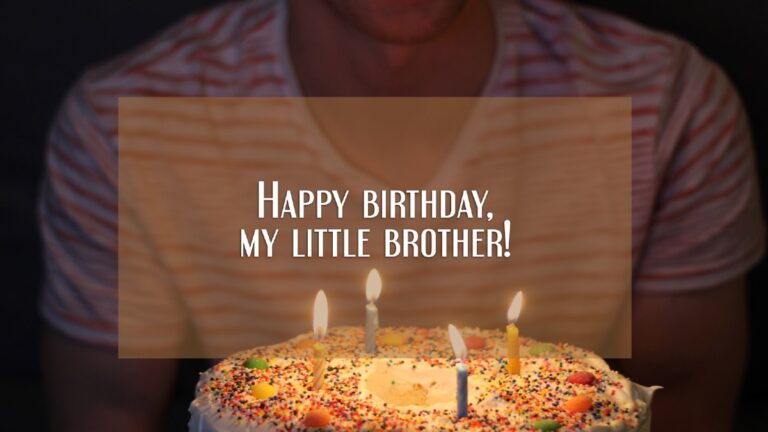 Happy birthday little brother